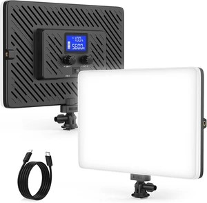 20W LED Video Photography Light Panel, Type-C & Built-in 4000mAh 20W LED Video Photography Light Panel, Type-C & Built-in 4000mAh
