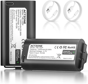 2 Pack Upgraded 7000mAh Rechargeable Batteries Compatible with MyQ Keypad & myQ Camera Garage Battery, Smart Garage Door Opener Backup Batteries 2 Pack Upgraded 7000mAh Rechargeable Batteries Compatible with MyQ Keypad & myQ Camera Garage Battery, Smart Garage Door Opener Backup Batteries