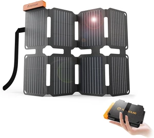 25W Ultra-Portable Solar Panel Charger with Quick Charge USB-A & USB-C Ports, Ultra-Lightweight for Emergency Power, Backpacking, Hiking & Camping 25W Ultra-Portable Solar Panel Charger with Quick Charge USB-A & USB-C Ports, Ultra-Lightweight for Emergency Power, Backpacking, Hiking & Camping