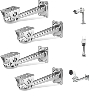Heavy Duty Security Camera Wall Mount Bracket Holder for Bullet Cameras Heavy Duty Security Camera Wall Mount Bracket Holder for Bullet Cameras