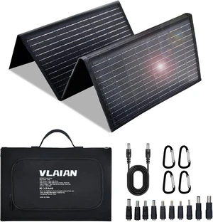 60W Portable Solar Panel Foldable Charger with QC3.0 USB-A, USB-C & DC5521, IP67 Waterproof for Small Power Stations, Camping, Hiking, Outdoor 60W Portable Solar Panel Foldable Charger with QC3.0 USB-A, USB-C & DC5521, IP67 Waterproof for Small Power Stations, Camping, Hiking, Outdoor