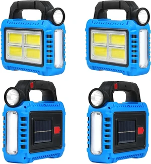 4-Pack Solar Lantern LED Flashlight Portable Rechargeable Camping Tent Lights for Power Outages, Emergency, Hurricane & Survival Kits 4-Pack Solar Lantern LED Flashlight Portable Rechargeable Camping Tent Lights for Power Outages, Emergency, Hurricane & Survival Kits