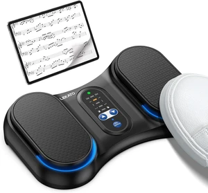 Wireless Bluetooth Page Turner for iPad, Tablets, Android & iOS Phones Silent USB iPad Foot Pedal for Musicians' Hands-Free Sheet Music Control Wireless Bluetooth Page Turner for iPad, Tablets, Android & iOS Phones Silent USB iPad Foot Pedal for Musicians' Hands-Free Sheet Music Control