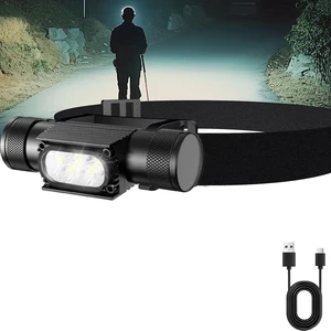 1600LM LED Rechargeable Headlamp with Hidden USB-C Charging Waterproof, 2600mAh Battery, Multiple Modes for Dog Walking, Camping, Hiking & Hard Hats 1600LM LED Rechargeable Headlamp with Hidden USB-C Charging Waterproof, 2600mAh Battery, Multiple Modes for Dog Walking, Camping, Hiking & Hard Hats