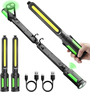 2400LM Rechargeable 2-in-1 Magnetic Light Bar with Motion Sensor, Underhood Mechanic Work Light for Auto Repair, Inspection, Garage & Emergency 2400LM Rechargeable 2-in-1 Magnetic Light Bar with Motion Sensor, Underhood Mechanic Work Light for Auto Repair, Inspection, Garage & Emergency