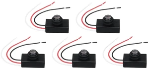 DC 8-50V Photoelectric Switch, 5 Pack - Dusk to Dawn Photocell Light Sensor Auto ON/OFF Switch, 12V/24V/36V/48V for Lighting Systems DC 8-50V Photoelectric Switch, 5 Pack - Dusk to Dawn Photocell Light Sensor Auto ON/OFF Switch, 12V/24V/36V/48V for Lighting Systems
