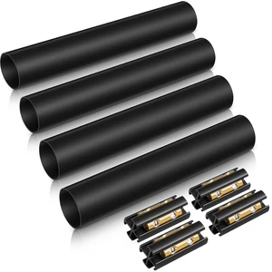4 Sets Underground Wire Splice Kit for Direct Burial UF Wire, Rated up to 600 Volts, Includes Connectors & Heat Shrink Tube for 14/3 to 8/3 AWG Cable 4 Sets Underground Wire Splice Kit for Direct Burial UF Wire, Rated up to 600 Volts, Includes Connectors & Heat Shrink Tube for 14/3 to 8/3 AWG Cable