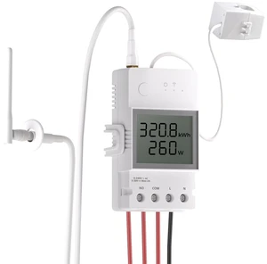 POWCT Smart Power Meter WiFi Connected Switch with Overload Protection, Real-Time Energy Monitoring, LCD Display, Works with Alexa/Google Home/IFTTT POWCT Smart Power Meter WiFi Connected Switch with Overload Protection, Real-Time Energy Monitoring, LCD Display, Works with Alexa/Google Home/IFTTT