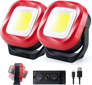 42-LED 1000 Lumen Rechargeable Magnetic Work Light Portable Inspection Flashlight for Car Repair, Camping, Emergency & Job Site (2 PCS) 42-LED 1000 Lumen Rechargeable Magnetic Work Light Portable Inspection Flashlight for Car Repair, Camping, Emergency & Job Site (2 PCS)
