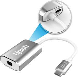 USB-C to Mini DisplayPort Adapter 4K@60Hz Thunderbolt 3 to MDP with Power Port for M4 MacBook Pro/Air, iPad Pro, Mac mini M4, iMac and More (Silver) USB-C to Mini DisplayPort Adapter 4K@60Hz Thunderbolt 3 to MDP with Power Port for M4 MacBook Pro/Air, iPad Pro, Mac mini M4, iMac and More (Silver)
