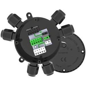 Waterproof Junction Box Cable Connector, 2-6 Way Electrical Connector Box 22-10 AWG 32A for Ø4-9mm Cable (Easy to Install) Waterproof Junction Box Cable Connector, 2-6 Way Electrical Connector Box 22-10 AWG 32A for Ø4-9mm Cable (Easy to Install)
