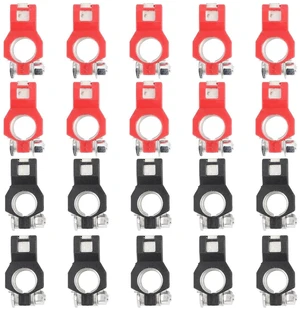 10-Pair Battery Cable Terminal Clamp Connector Set for Nissan Negative & Positive Terminal Clamp Connectors for Boat Car RV Marine Use Trucks Vans 10-Pair Battery Cable Terminal Clamp Connector Set for Nissan Negative & Positive Terminal Clamp Connectors for Boat Car RV Marine Use Trucks Vans