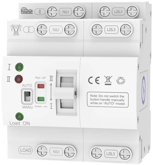 Mini 4P 63A 110V Automatic Transfer Switch, ATS Automatic/Manual DIN Rail Dual Power Switch for Home Generator, RV & Public/Backup Power Supply Mini 4P 63A 110V Automatic Transfer Switch, ATS Automatic/Manual DIN Rail Dual Power Switch for Home Generator, RV & Public/Backup Power Supply