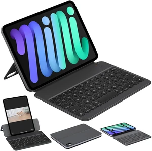 Keyboard Case for iPad mini 7th (A17 Pro, 2024) & 6th (2021) 8.3-inch, Ultra Slim Folio Type of Keyboard, Power Display, Magnetic Protective Cover Support iPad mini 6/7 Keyboard Case for iPad mini 7th (A17 Pro, 2024) & 6th (2021) 8.3-inch, Ultra Slim Folio Type of Keyboard, Power Display, Magnetic Protective Cover Support iPad mini 6/7