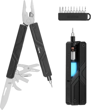 Gemini, Multi Tool, Multitool Knife with Electric Screwdriver, Needle Nose pliers, Scissors and Bottle Opener, 4mm Bit Set for Small Electronics, RC car, Drones, Glasses Assemble, Unique Gifts Gemini, Multi Tool, Multitool Knife with Electric Screwdriver, Needle Nose pliers, Scissors and Bottle Opener, 4mm Bit Set for Small Electronics, RC car, Drones, Glasses Assemble, Unique Gifts