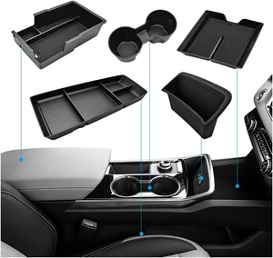 5 Set Organizer for 2025 2026 Chevy Equinox Accessories with No-Slip Mat 5 Set Organizer for 2025 2026 Chevy Equinox Accessories with No-Slip Mat