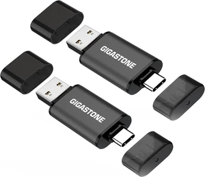 128GB Dual USB Flash Drive 2-Pack, USB 3.2 Gen 1, 2-in-1 USB C+A, Speed Up to 100MB/s, Head Cap Design Thumb Drive, Plug & Play for Smartphone/PC/Mac/TV/Car Audio, USB 2.0/3.0/3.1 Compatible 128GB Dual USB Flash Drive 2-Pack, USB 3.2 Gen 1, 2-in-1 USB C+A, Speed Up to 100MB/s, Head Cap Design Thumb Drive, Plug & Play for Smartphone/PC/Mac/TV/Car Audio, USB 2.0/3.0/3.1 Compatible