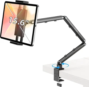 Tablet Stand for Desk, Adjustable iPad Holder for Bed, 4.7"-15.6" Tablet Stand for Desk, Adjustable iPad Holder for Bed, 4.7"-15.6"