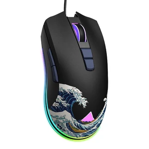 Womier USB Wired Gaming Mouse for PC Computer Windows Mac Laptop | Lightweight Silent RGB Backlit Mouse with Adjustable 12000DPI/7 Programmable Side Buttons, Black Kanagawa Theme-G705 V2 Womier USB Wired Gaming Mouse for PC Computer Windows Mac Laptop | Lightweight Silent RGB Backlit Mouse with Adjustable 12000DPI/7 Programmable Side Buttons, Black Kanagawa Theme-G705 V2