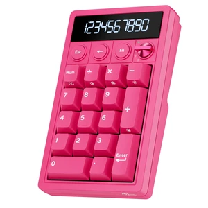 M20 Wireless Number Pad, Mechanical Numpad with LCD Display, PC Numpad & Calculator Modes, Programmable Numeric Keypad, Bluetooth/2.4G/Wired, RGB Hot-Swappable for Win/Mac M20 Wireless Number Pad, Mechanical Numpad with LCD Display, PC Numpad & Calculator Modes, Programmable Numeric Keypad, Bluetooth/2.4G/Wired, RGB Hot-Swappable for Win/Mac