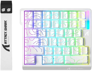 M36 HE Rapid Trigger Gaming Keyboard, 36-Key One-Handed Hall Effect Magnetic Switches, 8000Hz Polling Rate, 0.01mm RT, RGB Wired Esports Controller - White Contours M36 HE Rapid Trigger Gaming Keyboard, 36-Key One-Handed Hall Effect Magnetic Switches, 8000Hz Polling Rate, 0.01mm RT, RGB Wired Esports Controller - White Contours