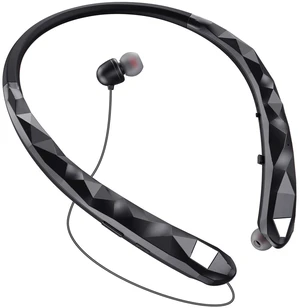 Bluetooth Neckband Headphones, Retractable Headphone Design with IPX5 Waterproof & Vibration Alerts, Neckband Headphones Stereo Noise Cancelling for Gym/Office Bluetooth Neckband Headphones, Retractable Headphone Design with IPX5 Waterproof & Vibration Alerts, Neckband Headphones Stereo Noise Cancelling for Gym/Office