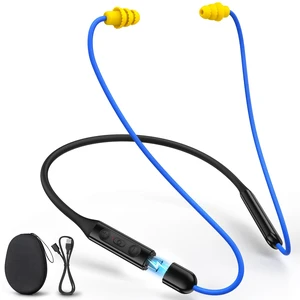Next-Gen Bluetooth 6.0 Earplug Headphones for Work, 30dB Hearing Protection | 40H Playtime, OSHA-Compliant, Built-in USB-C Plug, Neckband Noise Reduction Wireless Safety Earbuds with Mic Next-Gen Bluetooth 6.0 Earplug Headphones for Work, 30dB Hearing Protection | 40H Playtime, OSHA-Compliant, Built-in USB-C Plug, Neckband Noise Reduction Wireless Safety Earbuds with Mic