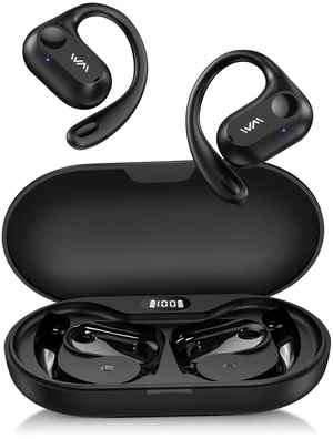 Open Ear Headphones,Bluetooth 5.3 Air Conduction Headphones ,Comfortable for Long Wear ,Powerful Bass,AI Clear Calls,30H Playback,IPX6 Light Weight Open Ear Earbuds with Ear-Hook for Workout,Running Open Ear Headphones,Bluetooth 5.3 Air Conduction Headphones ,Comfortable for Long Wear ,Powerful Bass,AI Clear Calls,30H Playback,IPX6 Light Weight Open Ear Earbuds with Ear-Hook for Workout,Running