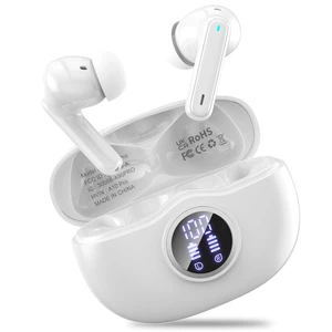 Wireless earbuds, Bluetooth 5.3 Ear buds Headphones with Digital Display | 50H Long Playtime Earphones, HiFi Stereo, ENC Noise Canceling, IPX7 Waterproof for Gym/Running/Work Wireless earbuds, Bluetooth 5.3 Ear buds Headphones with Digital Display | 50H Long Playtime Earphones, HiFi Stereo, ENC Noise Canceling, IPX7 Waterproof for Gym/Running/Work