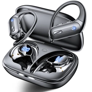 Active Noise Cancelling Wireless Earbuds Bluetooth Headphones 90 Hrs Playtime Ear Buds with Hi-Res Stereo Deep Bass Power Display Earphones with Earhooks Waterproof Transparency Headset Sports/Running Active Noise Cancelling Wireless Earbuds Bluetooth Headphones 90 Hrs Playtime Ear Buds with Hi-Res Stereo Deep Bass Power Display Earphones with Earhooks Waterproof Transparency Headset Sports/Running