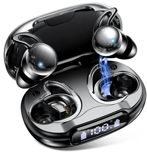 Sleep Earbuds for Side Sleepers, Bluetooth 6.1 Noise-Cancelling Earbuds | Sleep Headphones 90H Playtime,Invisible Mini Tiny Low Profile Earbuds for Sleep,Small Ear Canals White Noise Sleeping Earbuds Sleep Earbuds for Side Sleepers, Bluetooth 6.1 Noise-Cancelling Earbuds | Sleep Headphones 90H Playtime,Invisible Mini Tiny Low Profile Earbuds for Sleep,Small Ear Canals White Noise Sleeping Earbuds