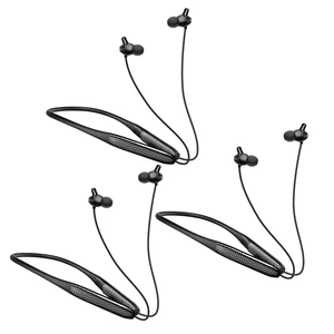 Neckband Bluetooth Headset | 3-Pack Set |60-Hour Endurance | ENC Noise Reduction | 10-Min Charge for 10-Hour Use (3Black) Neckband Bluetooth Headset | 3-Pack Set |60-Hour Endurance | ENC Noise Reduction | 10-Min Charge for 10-Hour Use (3Black)