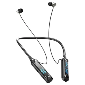 Neckband Bluetooth Headphones 6.0 Bluetooth 120 Hours Playtime with Microphone with Display Magnetic Earphones 200 Hours Playtime IPX7 Sports Waterproof in-Ear Neckband Earbuds with TF Card Slot Neckband Bluetooth Headphones 6.0 Bluetooth 120 Hours Playtime with Microphone with Display Magnetic Earphones 200 Hours Playtime IPX7 Sports Waterproof in-Ear Neckband Earbuds with TF Card Slot