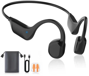 New Bone Conduction Headphones, Open Ear Bluetooth 6.0 Wireless Sports Headphones, IPX8 Waterproof Neckband Earphones with 10H Playtime, Magnetic Charging Headphones for Running Cycling Workout Gym New Bone Conduction Headphones, Open Ear Bluetooth 6.0 Wireless Sports Headphones, IPX8 Waterproof Neckband Earphones with 10H Playtime, Magnetic Charging Headphones for Running Cycling Workout Gym