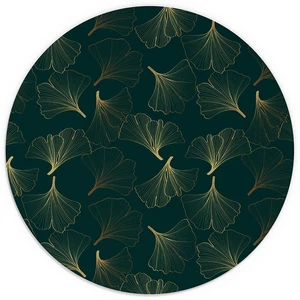 Golden Green Ginkgo Leaf Floral Mouse Pad for Desk, Dark Green Ginkgo Botanical Mousepads for Wireless Mouse Computers Laptop Home Office Supplies Accessories, 7.9x7.9 Inch Golden Green Ginkgo Leaf Floral Mouse Pad for Desk, Dark Green Ginkgo Botanical Mousepads for Wireless Mouse Computers Laptop Home Office Supplies Accessories, 7.9x7.9 Inch