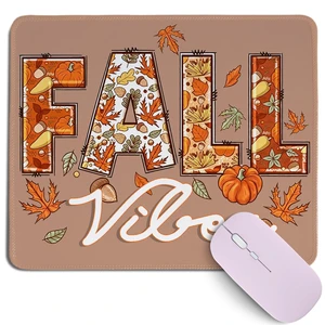 Fall Vibe Mouse Pad,Rustic Retro Maple Leaf Pumpkin Acorn Mouse Mat | Autumn Seasonal Desk Decor,NonSlip Small Desk Pad for Laptop Work Gaming,Cute Fall Themed Table Decor for Home Dorm Office Fall Vibe Mouse Pad,Rustic Retro Maple Leaf Pumpkin Acorn Mouse Mat | Autumn Seasonal Desk Decor,NonSlip Small Desk Pad for Laptop Work Gaming,Cute Fall Themed Table Decor for Home Dorm Office