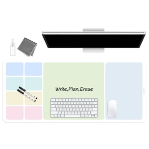 Non-Slip Dry Erase Desk Mat, 32''x14'' Writing Mouse Pad for Office | 3-in-1 Workspace, Water-Resistant & Stain-Resistant, Easy to Write & Clean, Eye Protection, 2 Markers & 1 Cleaning Cloth Non-Slip Dry Erase Desk Mat, 32''x14'' Writing Mouse Pad for Office | 3-in-1 Workspace, Water-Resistant & Stain-Resistant, Easy to Write & Clean, Eye Protection, 2 Markers & 1 Cleaning Cloth