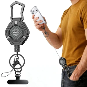 Magnetic Anti Theft Phone Strap, Retractable Steel Cell Phone Lanyard with Heavy Duty Carabiner and 360° Metal Phone Tether Tab For Skiing, Hiking, Fishing, Concert and Traveling, 1 Pack Magnetic Anti Theft Phone Strap, Retractable Steel Cell Phone Lanyard with Heavy Duty Carabiner and 360° Metal Phone Tether Tab For Skiing, Hiking, Fishing, Concert and Traveling, 1 Pack