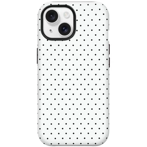 for iPhone 15 Case Cute Polka Dot Aesthetic Simple Design 6.1", Heavy Duty Dual Layer Hybrid Hard PC Soft TPU Bumper Shockproof Protective Phone Cases Cover for Women Girls Girly, White for iPhone 15 Case Cute Polka Dot Aesthetic Simple Design 6.1", Heavy Duty Dual Layer Hybrid Hard PC Soft TPU Bumper Shockproof Protective Phone Cases Cover for Women Girls Girly, White