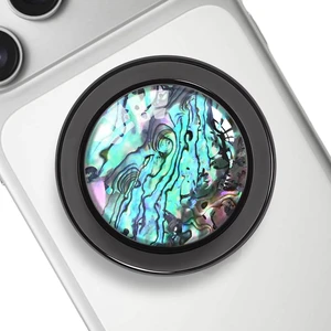 Natural Sea Shell Mother of Pearl Black Clear Magnetic Phone Grip Compatible with MagsafeCollapsible Mobile Phones Stand Holder for Smartphone Tablet Cell Phone Accessory - Green Natural Sea Shell Mother of Pearl Black Clear Magnetic Phone Grip Compatible with MagsafeCollapsible Mobile Phones Stand Holder for Smartphone Tablet Cell Phone Accessory - Green