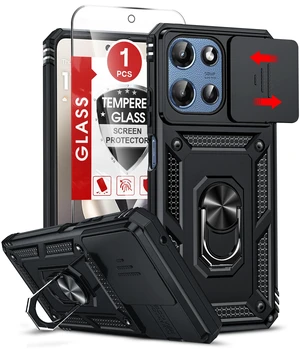 for Motorola Moto G 2026/2025 Phone Case: Rugged Slide Camera Cover, Black | Moto G Play 2026 Case with Tempered Glass Screen Protector, Military-Grade Android Magnetic Moto G 5G 2026/2025 Cover Funda for Motorola Moto G 2026/2025 Phone Case: Rugged Slide Camera Cover, Black | Moto G Play 2026 Case with Tempered Glass Screen Protector, Military-Grade Android Magnetic Moto G 5G 2026/2025 Cover Funda