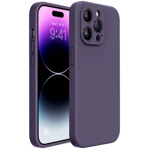Silicone for iPhone 14 Pro Case, Dark Purple | Soft Anti-Scratch Microfiber Lining, Premium Silicone Cover Shockproof Drop Protection Phone Case for 14 Pro Silicone for iPhone 14 Pro Case, Dark Purple | Soft Anti-Scratch Microfiber Lining, Premium Silicone Cover Shockproof Drop Protection Phone Case for 14 Pro