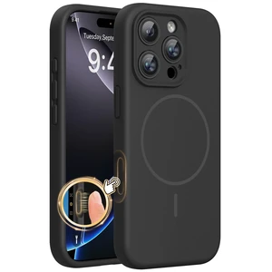 Magnetic for iPhone 16 Pro Case, Silicone, Black | Compatible with MagSafe, Soft Microfiber Lining, Liquid Silicone Case Shockproof Drop Protection Phone Case for 16 Pro Magnetic for iPhone 16 Pro Case, Silicone, Black | Compatible with MagSafe, Soft Microfiber Lining, Liquid Silicone Case Shockproof Drop Protection Phone Case for 16 Pro