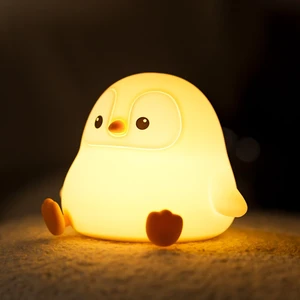 Penguin Night Light for Kids, Cute Penguin Lamp Silicone Baby Nursery Night Lamp, Dimmable Squishy Touch Bedside Lamps, Adorable Rechargeable Animal Lamps Gifts Kawaii Room Decor for Kids Girls Boys Penguin Night Light for Kids, Cute Penguin Lamp Silicone Baby Nursery Night Lamp, Dimmable Squishy Touch Bedside Lamps, Adorable Rechargeable Animal Lamps Gifts Kawaii Room Decor for Kids Girls Boys