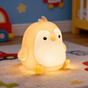 Penguin Night Light Squishy Silicone Nursery Breastfeeding Nightlight with Timer 3-Level Warm White RGB Color Modes Cute Penguin Lamp Rechargeable Touch Bedside Desk Animal Lamp for Bedroom Dorm Decor Penguin Night Light Squishy Silicone Nursery Breastfeeding Nightlight with Timer 3-Level Warm White RGB Color Modes Cute Penguin Lamp Rechargeable Touch Bedside Desk Animal Lamp for Bedroom Dorm Decor