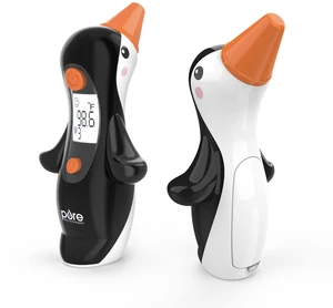 PureBaby Penguin Ear Thermometer for All Ages | InstaRead Technology, LCD Backlit Display, 10 Memory Settings, Dual Scale Readings, Ideal for All Ages, Babies & Children PureBaby Penguin Ear Thermometer for All Ages | InstaRead Technology, LCD Backlit Display, 10 Memory Settings, Dual Scale Readings, Ideal for All Ages, Babies & Children