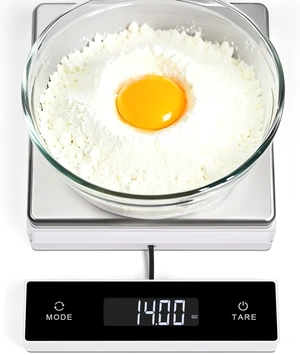 11lb/5kg Digital Kitchen Scale, 1g/0.01oz Pull-Out Display | Stainless Steel Platform, Auto-Shutoff, Tare, 6 Units, for Baking, Cooking, Food Scale, Weight Loss, Keto & Meal Prep 11lb/5kg Digital Kitchen Scale, 1g/0.01oz Pull-Out Display | Stainless Steel Platform, Auto-Shutoff, Tare, 6 Units, for Baking, Cooking, Food Scale, Weight Loss, Keto & Meal Prep