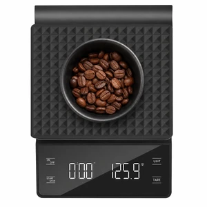 Coffee Scale with Timer, 0.1g High Precision Espresso Scale 3kg | Digital Coffee Weight Scale with Tare Function, LED Display, Battery Powered, for Pour Over Coffee and Espresso Machine Coffee Scale with Timer, 0.1g High Precision Espresso Scale 3kg | Digital Coffee Weight Scale with Tare Function, LED Display, Battery Powered, for Pour Over Coffee and Espresso Machine