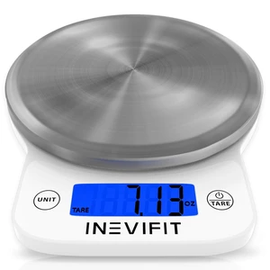 Digital Kitchen Scale, Highly Accurate Multifunction Food Scale 13 lbs 6kgs Max, Clean Modern White with Premium Stainless Steel Finish. Includes Batteries Digital Kitchen Scale, Highly Accurate Multifunction Food Scale 13 lbs 6kgs Max, Clean Modern White with Premium Stainless Steel Finish. Includes Batteries