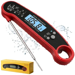 Meat Thermometer Digital, Instant Read Food Thermometer | Get Precise Readings, IPX5 Waterproof, Clear Backlight, Magnetic Storage, For Cooking, Grilling, Candy, Great Gift Meat Thermometer Digital, Instant Read Food Thermometer | Get Precise Readings, IPX5 Waterproof, Clear Backlight, Magnetic Storage, For Cooking, Grilling, Candy, Great Gift